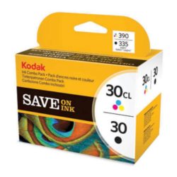 Kodak 30B / 30CL Ink Cartridge, Black, Tri-Colour Combo Pack, 3952355